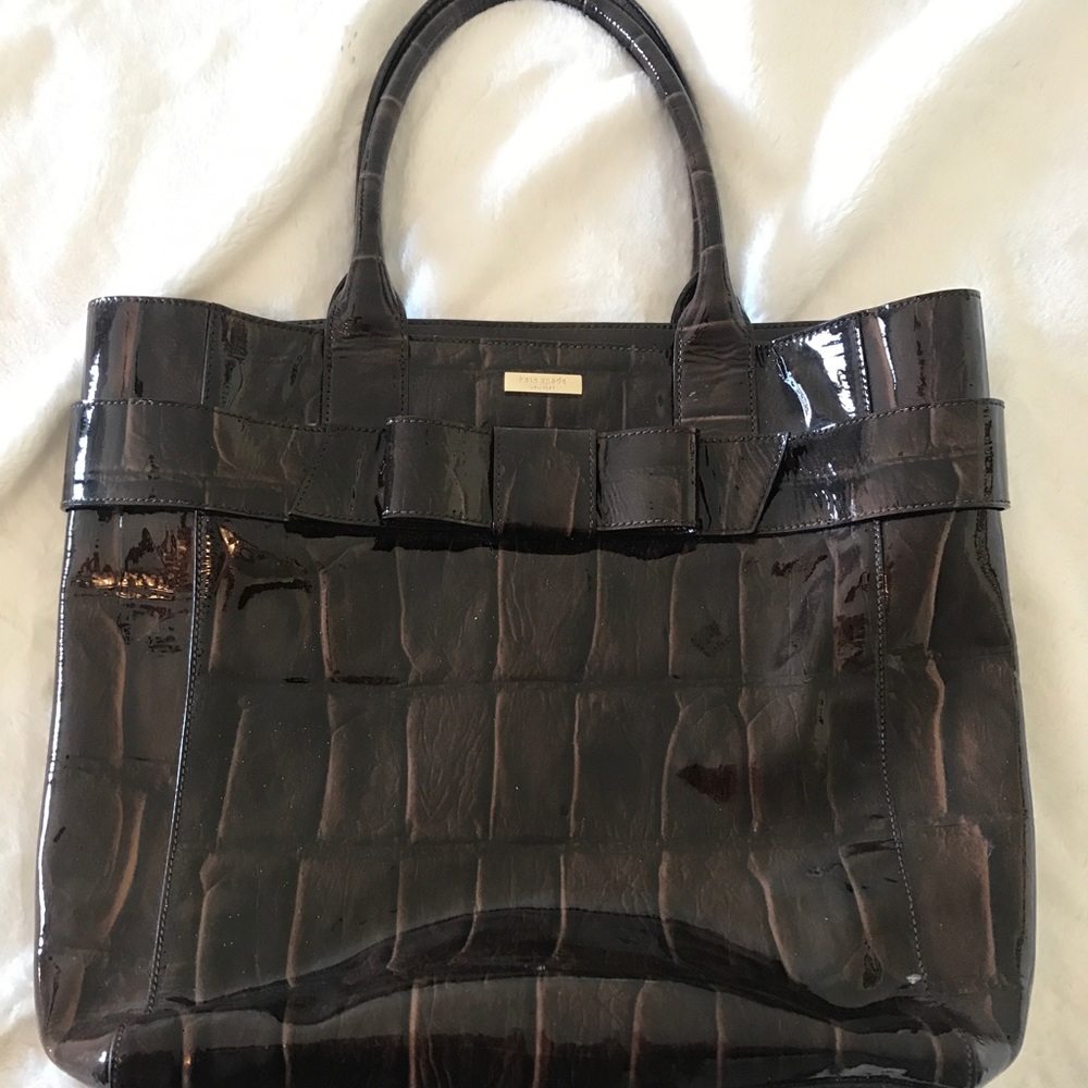 Kate spade, brown patent leather!